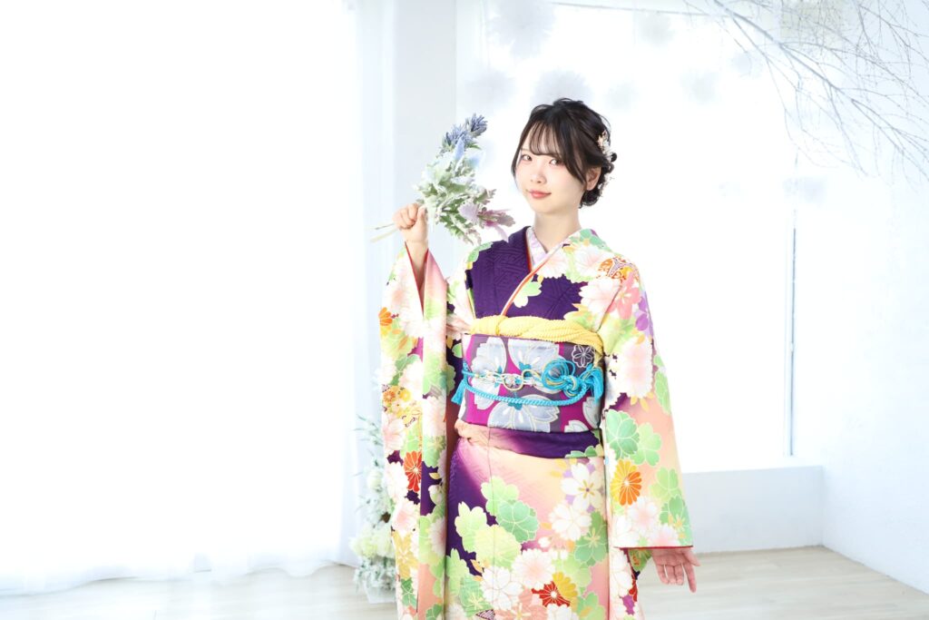 振袖レンタル(成人式)奈良市・大和郡山市・平群町_フォトスタジオワタナベ(渡辺写真館)奈良柏木店_振袖姿前撮り
