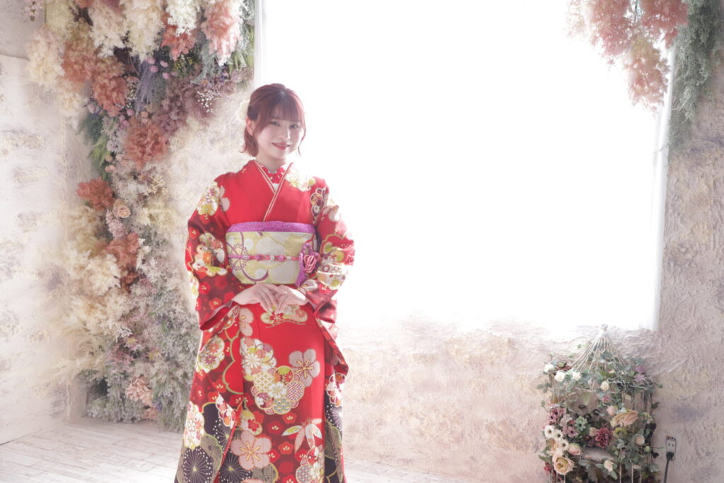 振袖レンタル(成人式)奈良市・大和郡山市・平群町_フォトスタジオワタナベ(渡辺写真館)奈良柏木店_振袖上半身