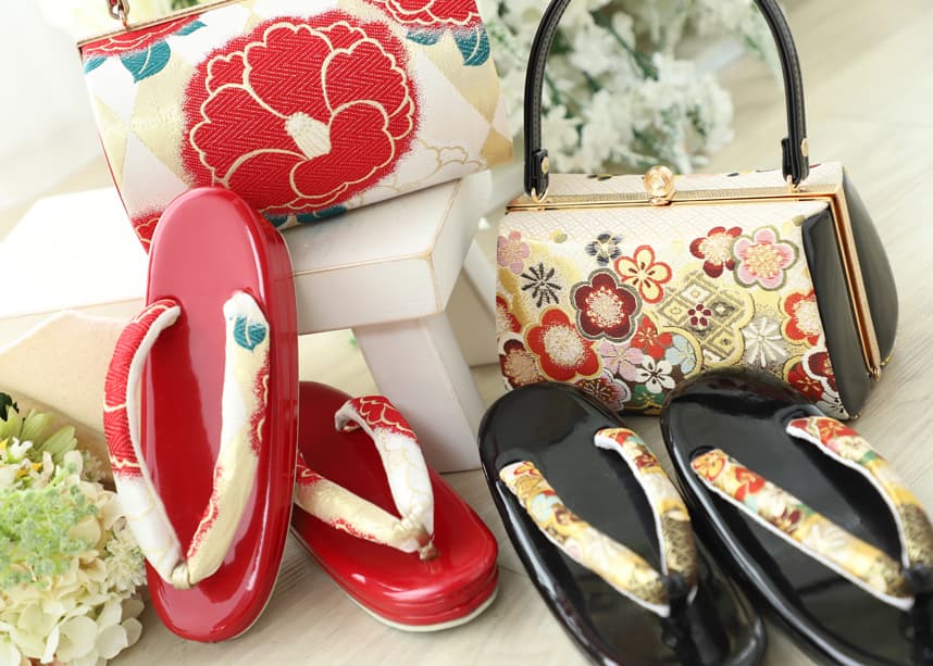 振袖レンタル(成人式)奈良市_フォトスタジオワタナベ(渡辺写真館)奈良押熊店_草履バックセット